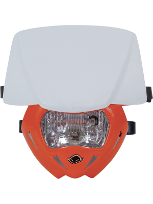 Универсална маска с фар UFO Panther 12V/35W - Orange/White